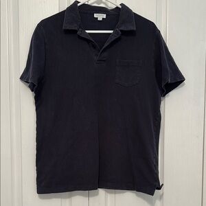 Sunspel Navy Men's Polo Shirt